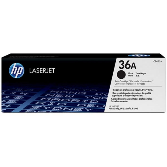 Picture of HP CB436AD (HP 36A) Black Smart Print Cartridge (Dual Pack) (2 x 2000)