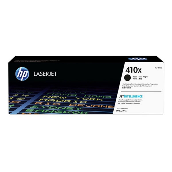 Picture of HP CF410X (HP 410X) High Yield Black Toner Cartridge (6500 Yield)