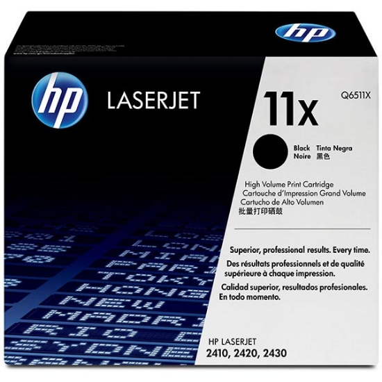 Picture of HP Q6511X (HP 11X) High Yield Black Toner Cartridge (12000 Yield)