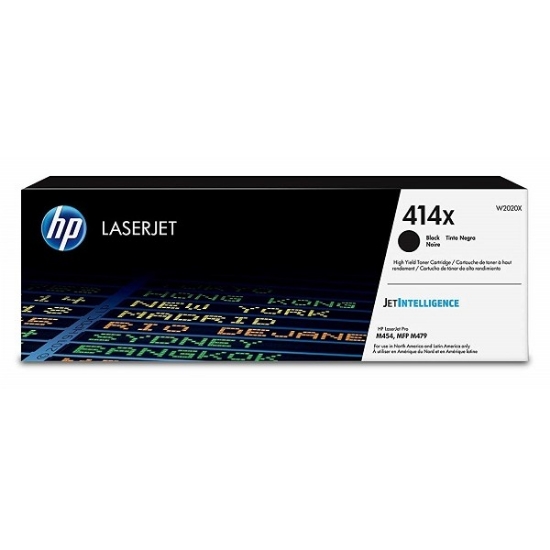 Picture of HP W2020X (HP 414X) High Yield Black Toner Cartridge (7500 Yield)