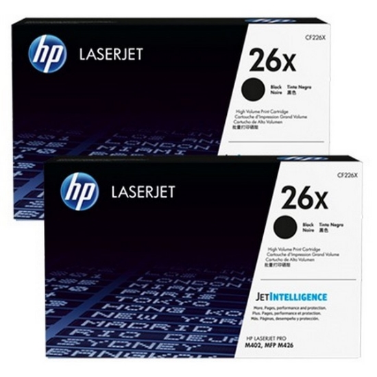 Picture of HP CF226XD (HP 26X) High Yield Black Toner Cartridges (2 pk) (2 x 9000)