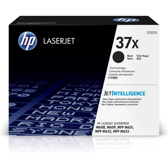 Picture of HP CF237X (HP 37X) High Yield Black Toner Cartridge (25000 Yield)