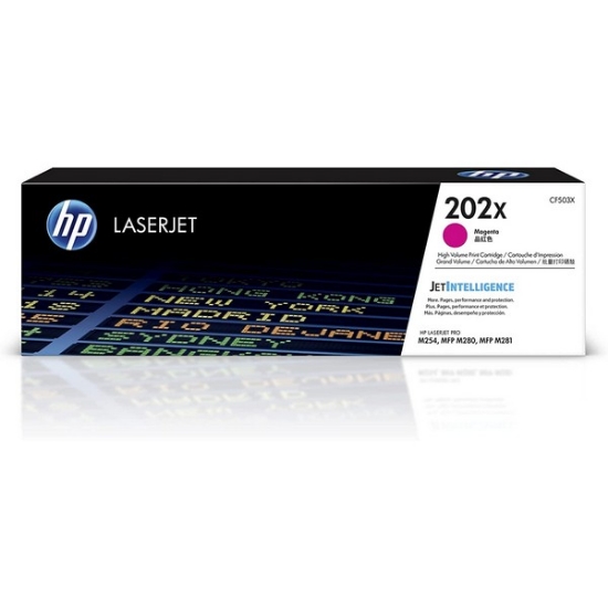 Picture of HP CF503X (HP 202X) High Yield Magenta Toner Cartridge (2500 Yield)